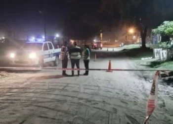 Lugar donde sucedió la tragedia vial que le costó la vida a una niña de 2 años.