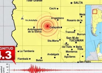 Temblor en los Valles Calchaquíes: un sismo de 4,3 se sintió en Salta, Catamarca y Tucumán