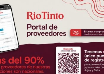 Rio Tinto habilita un portal para que empresas del NOA, incluida Salta, se registren como proveedoras