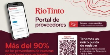 Rio Tinto habilita un portal para que empresas del NOA, incluida Salta, se registren como proveedoras