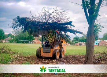 Tartagal: renuevan la costanera del río y recuperan una plazoleta